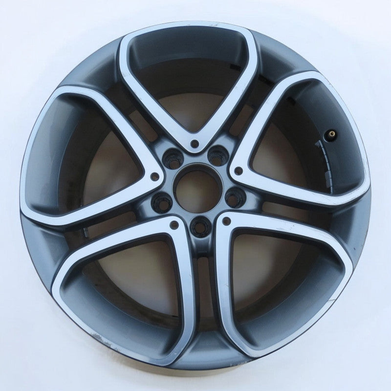 1x Alufelge 18 Zoll 8.5" 5x112 49ET Schwarz A2074012502 Mercedes-Benz Rim Wheel