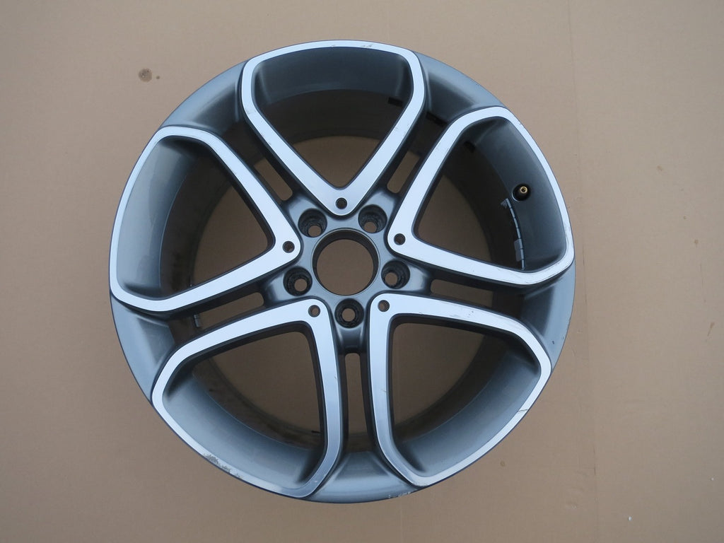 1x Alufelge 18 Zoll 8.5" 5x112 49ET Schwarz A2074012502 Mercedes-Benz Rim Wheel