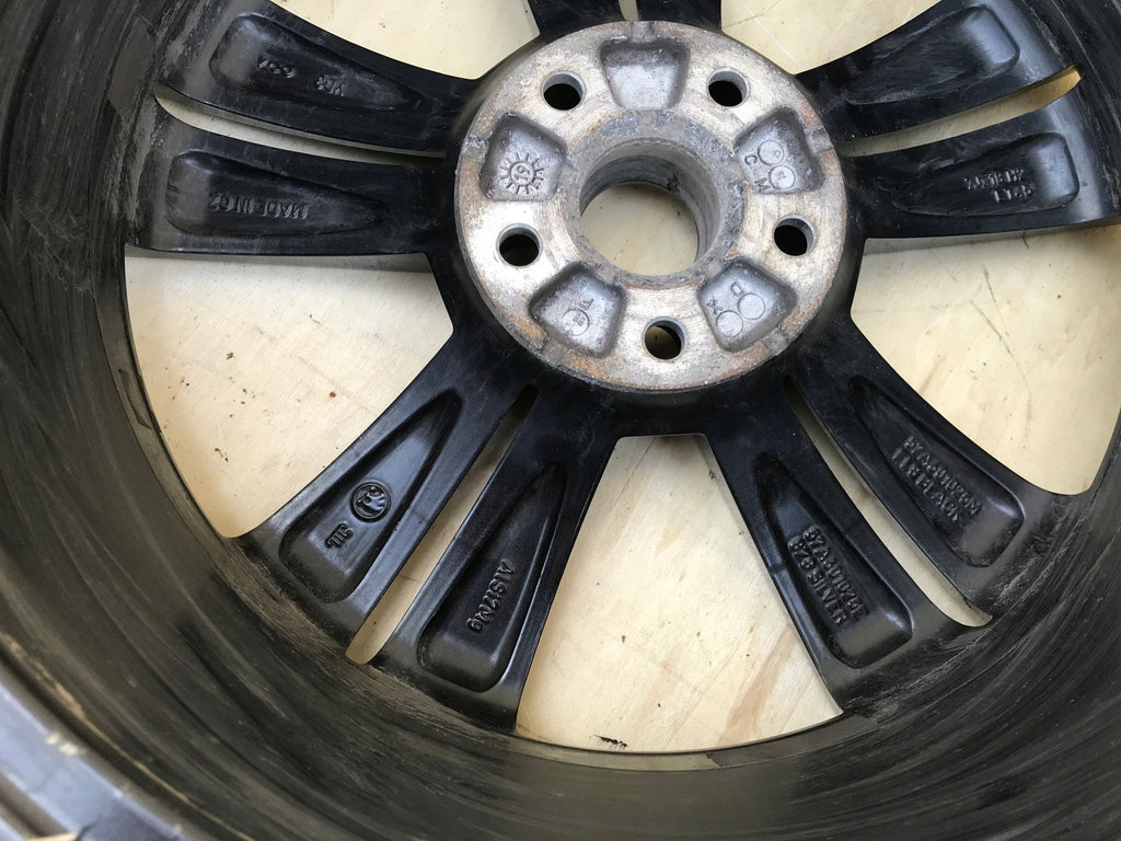 1x Alufelge 18 Zoll 7.0" 5x112 45ET Matt Silber 57A601025M Skoda Karoq Rim Wheel