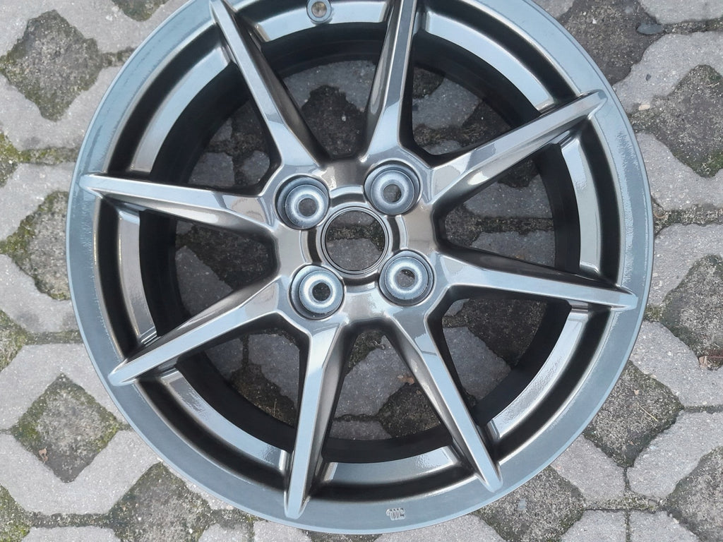 1x Alufelge 16 Zoll 6.5" 4x100 45ET Glanz Grau 99656560 Mazda Mx-5 Rim Wheel FEL6951856283sr