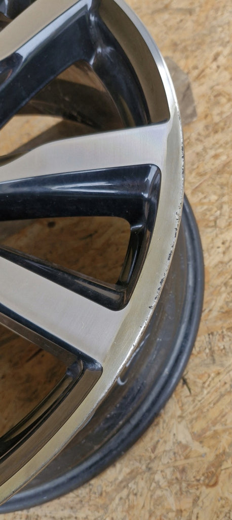 1x Alufelge 18 Zoll 7.5" 5x108 52 5ET Glanz Schwarz GJ5C-1007-P1A Ford Kuga I FEL6801987013bg