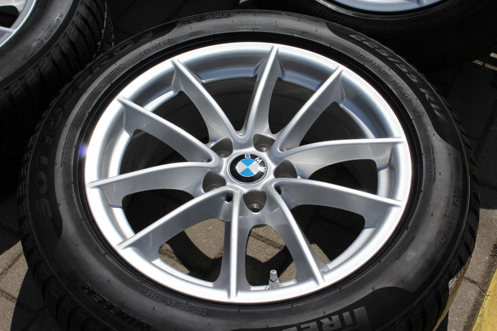 4x Alufelge 17 Zoll 7.5" 5x112 27ET Glanz Silber 6868217 BMW 5 G31 G30 Rim Wheel FEL6071697056ha
