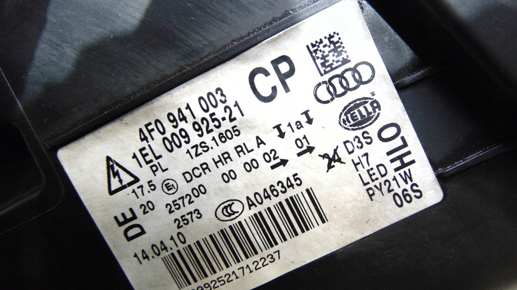Frontscheinwerfer Audi A6 C6 4F0941003CP Xenon Links Scheinwerfer Headlight