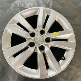 1x Alufelge 16 Zoll 5x108 Weiß 9677989577 Peugeot 308 Rim Wheel FEL5013739491nx