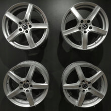 Load image into Gallery viewer, 4x Alufelge 17 Zoll 7.0" 5x112 43ET Glanz Silber KBA51285 VW Golf VII I Jetta FEL7133067028qp