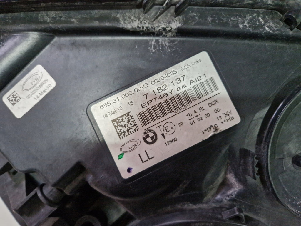 Frontscheinwerfer BMW 7 F01 F02 7182137 Xenon Links Scheinwerfer Headlight SCH1171088206dy