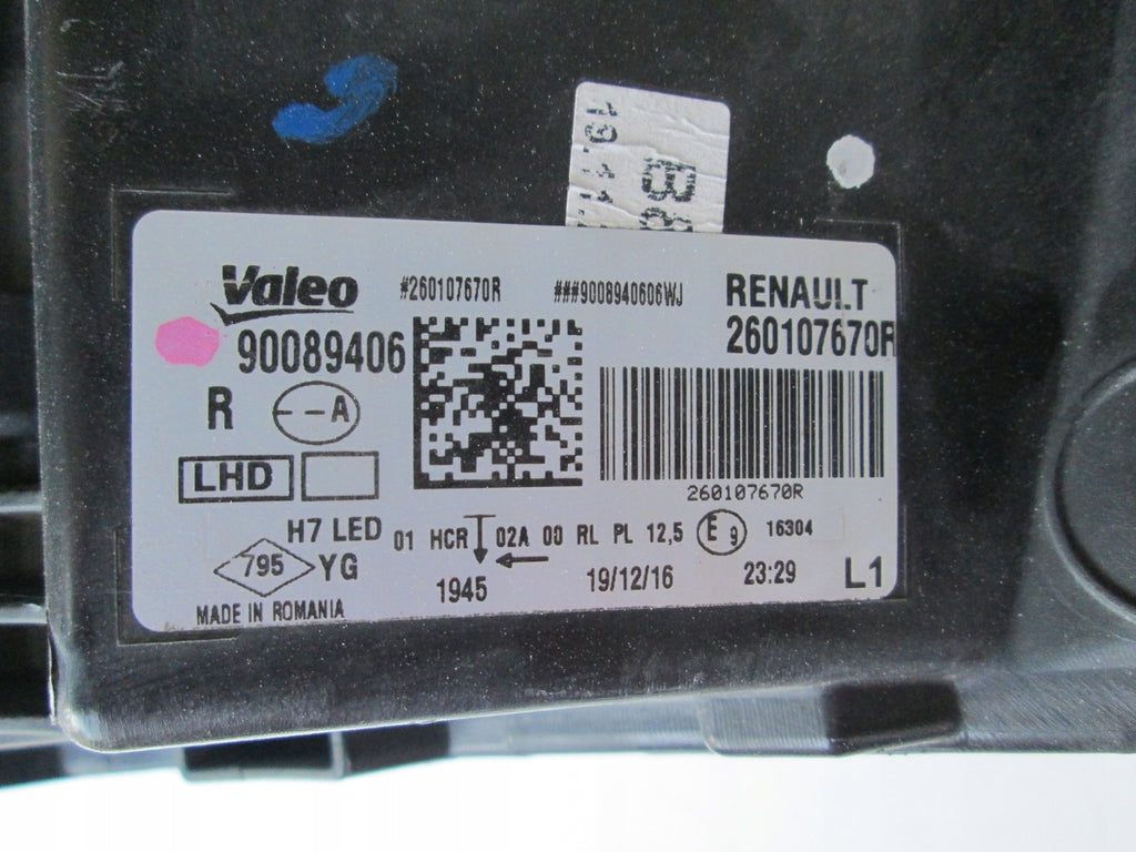 Frontscheinwerfer Renault Megane IV 90089406 260107670R LED Rechts Headlight SCH8713881462kb
