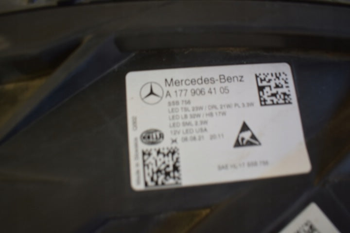 Frontscheinwerfer Mercedes-Benz W177 A1779064105 Links Scheinwerfer Headlight SCH6866967886vy