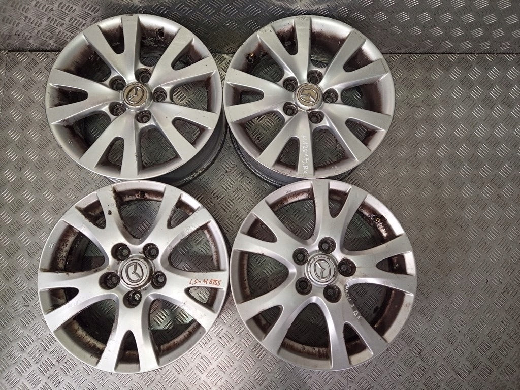 4x Alufelge 16 Zoll 5.5" 5x114.3 Mazda 3 Bk Rim Wheel FEL4489392676iu