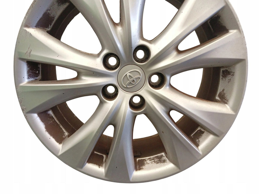 1x Alufelge 18 Zoll 7.5" 5x114.3 45ET Matt Silber Toyota Rim Wheel FEL1281144471pq