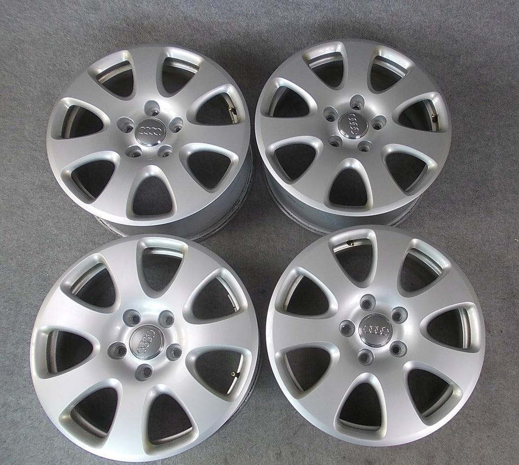 4x Alufelge 18 Zoll 7.5" 5x130 53ET Glanz Silber 4L0601025E Audi Q7 Rim Wheel FEL4097646302ee