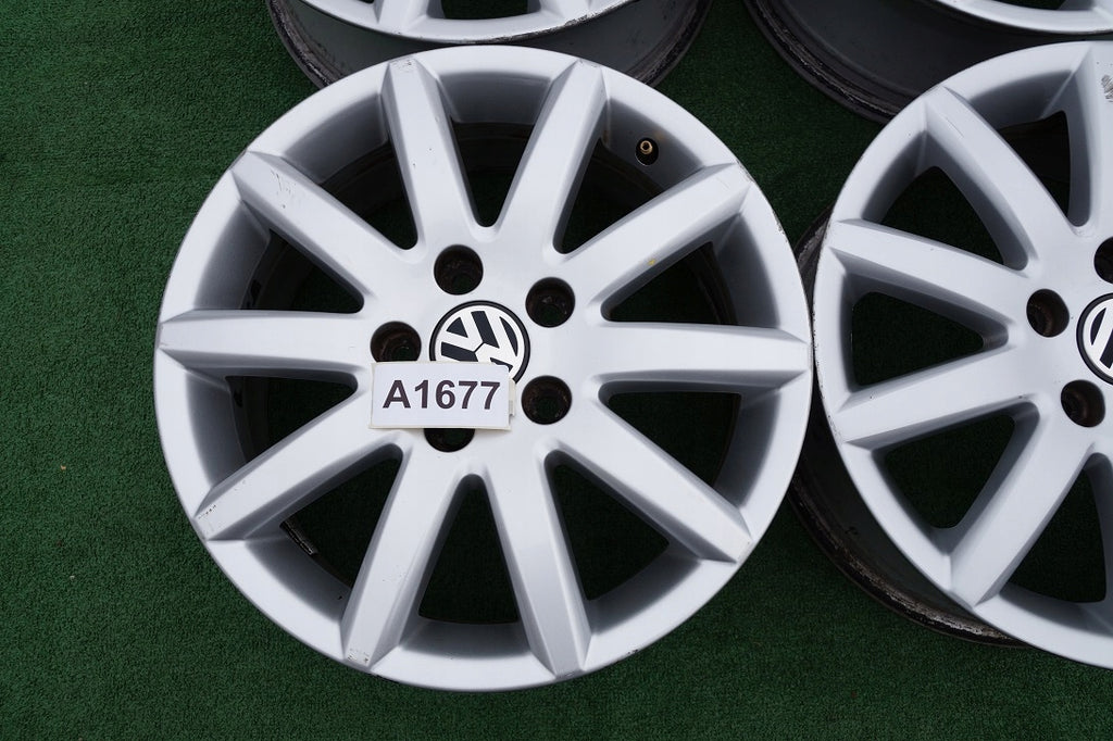4x Alufelge 16 Zoll 6.5" 5x112 50ET 1K0601025BC VW Caddy V Golf Touran I FEL3600445141fs