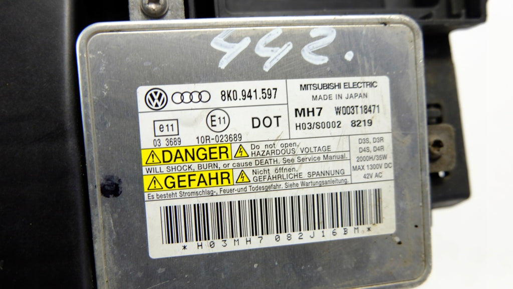 Frontscheinwerfer Audi A5 8T0941003AD Xenon Links Scheinwerfer Headlight SCH8558291759ed