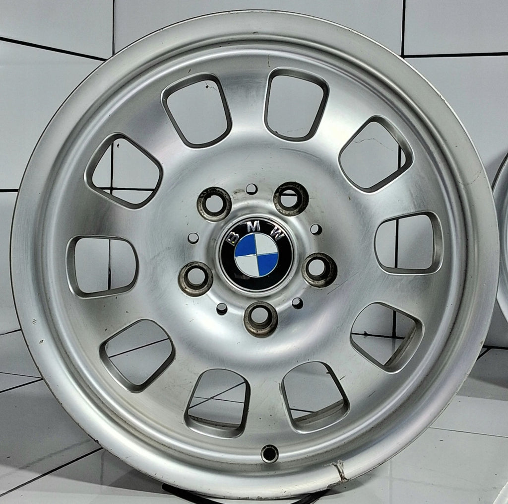4x Alufelge 16 Zoll 7.0" 5x120 47ET Glanz Silber 1094502 BMW 3 E46 Rim Wheel FEL8559014454cu