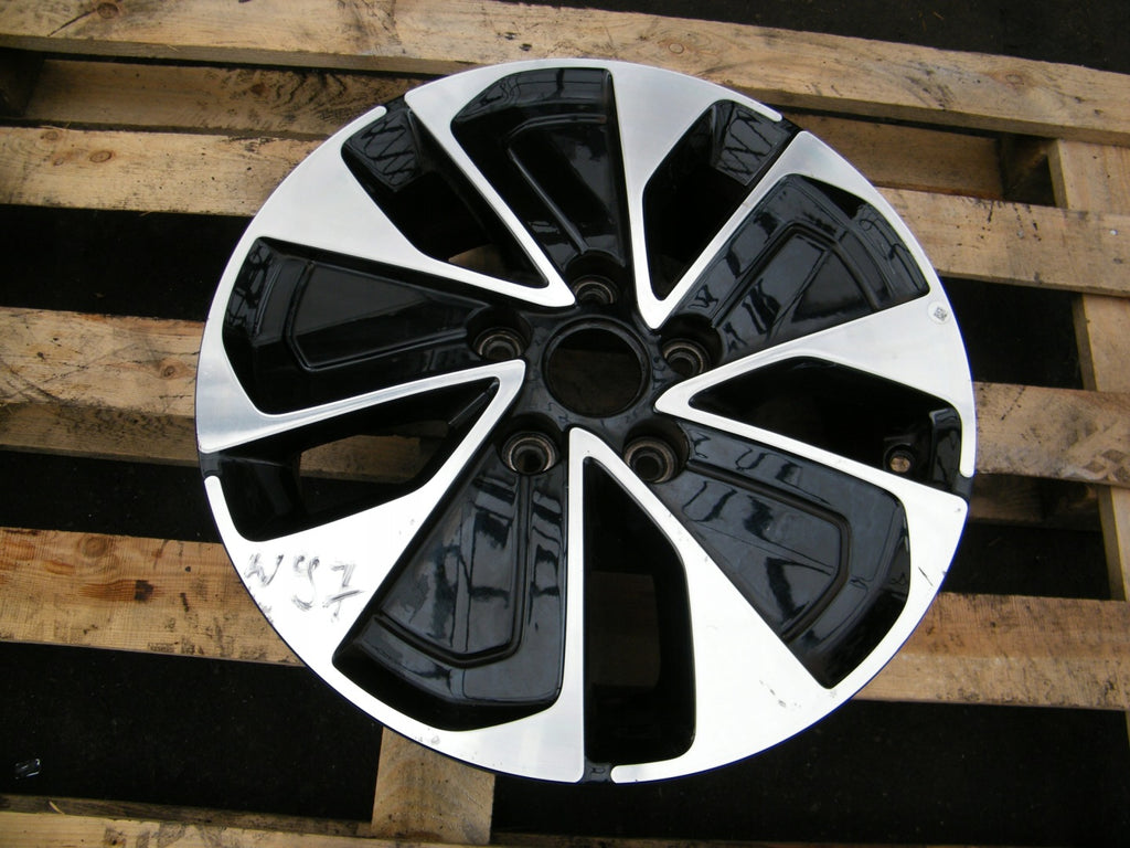 1x Alufelge 16 Zoll 6.5" 5x114.3 50ET Glanz Schwarz 52910-CR100 Kia Xceed FEL5060787971po