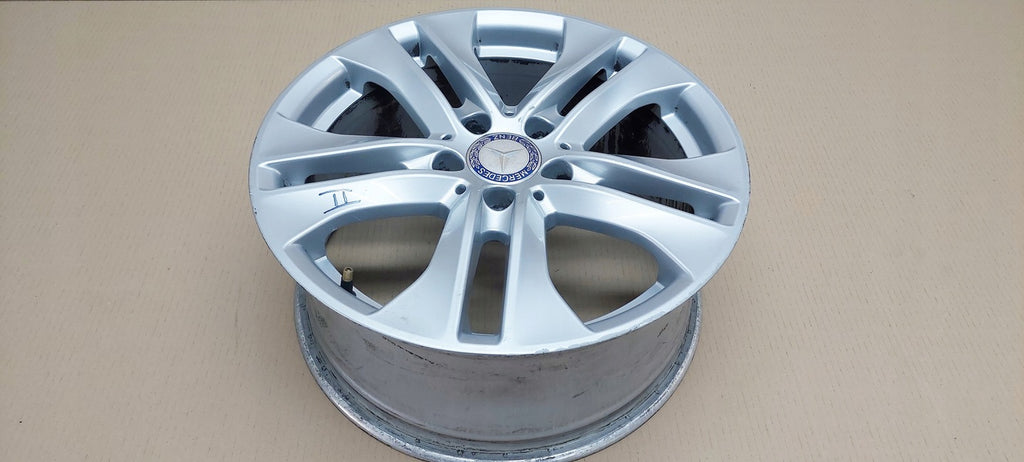 1x Alufelge 17 Zoll 7.5" 5x112 47ET Glanz Silber A2044017502 Mercedes-Benz W204