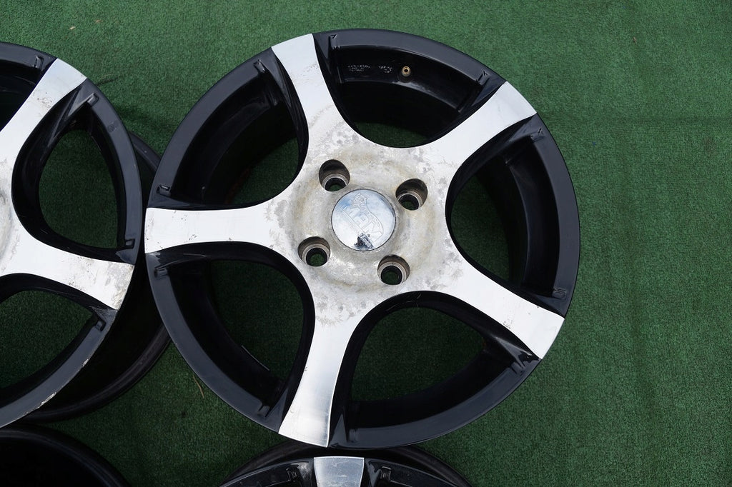 4x Alufelge 15 Zoll 6.5" 4x108 37ET WZ-6515-108-37 Ford Fiesta I Fusion 2 FEL2366193030wa