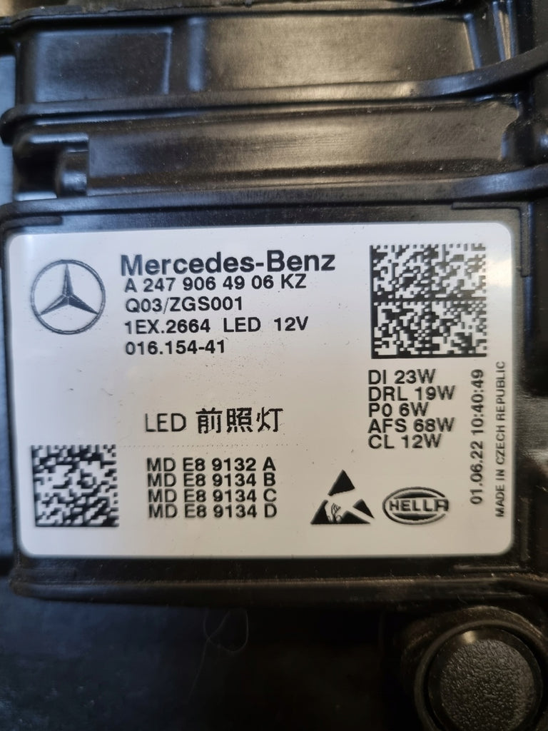 Frontscheinwerfer Mercedes-Benz W247 2479064906 LED Links Scheinwerfer Headlight