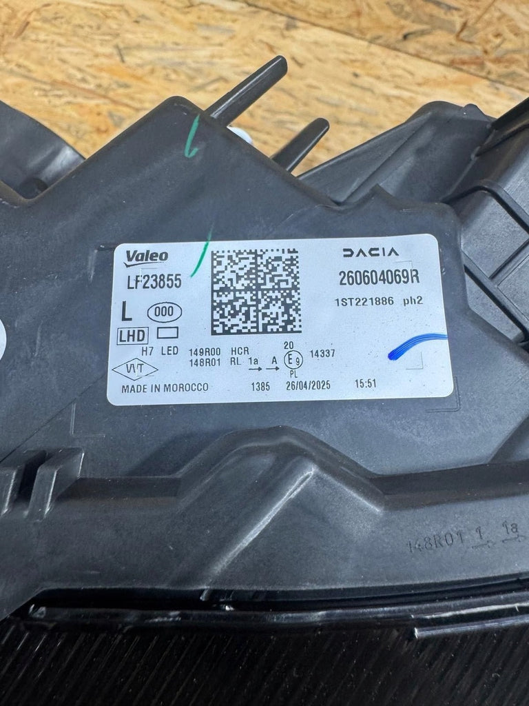 Frontscheinwerfer Dacia Sandero III Logan 260604069R Links Headlight SCH4759679711ne