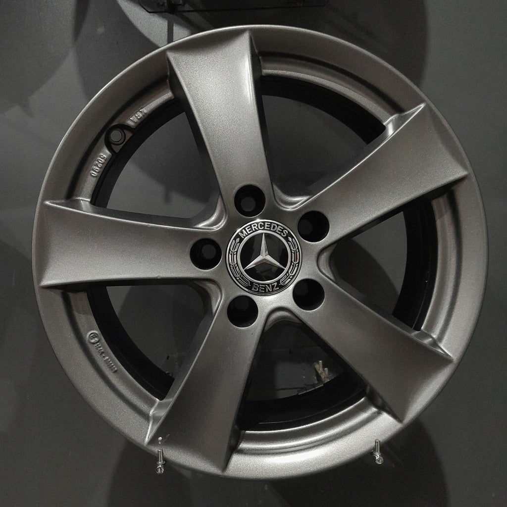 4x Alufelge 16 Zoll 6.5" 5x112 38ET KBA50290 Mercedes-Benz W176 W177 Rim Wheel FEL6001943387ud