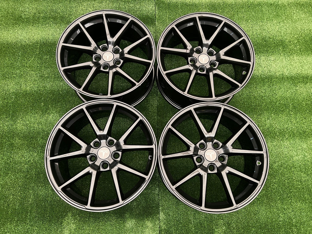 4x Alufelge 18 Zoll 8.5" 5x114.3 40ET Glanz Graphit 1044261-00-H Tesla Model 3 FEL8541215104xh
