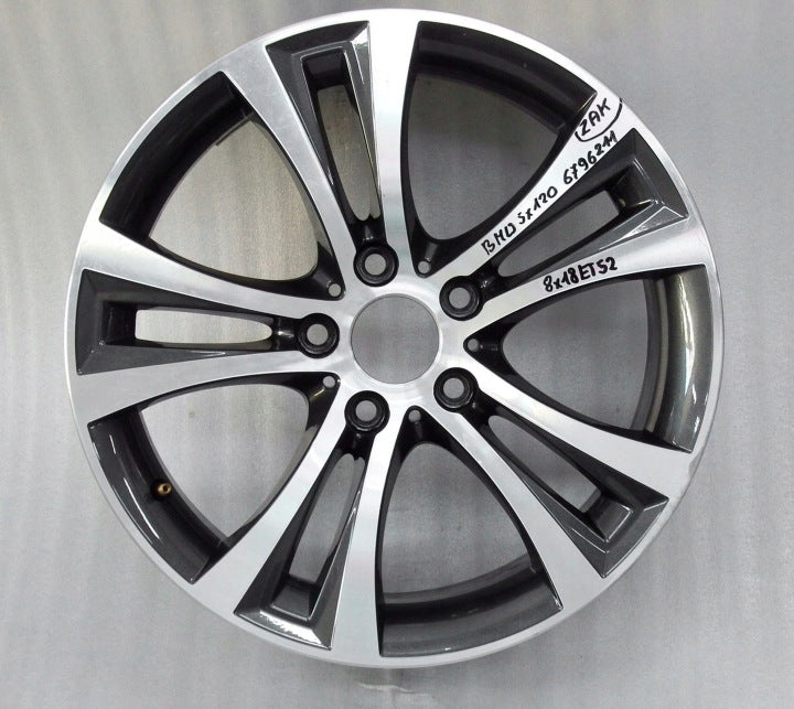 1x Alufelge 18 Zoll 8.0" 5x120 52ET 6796211 BMW 2 F22 1 F21 F23 F20 Rim Wheel FEL6152189092nj