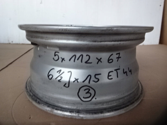 1x Alufelge 15 Zoll 7.0" 5x112 41ET Mercedes-Benz Rim Wheel