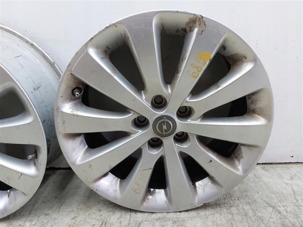 1x Alufelge 17 Zoll 7.0" 5x105 Matt Silber Opel Astra J Rim Wheel FEL2741524361ai