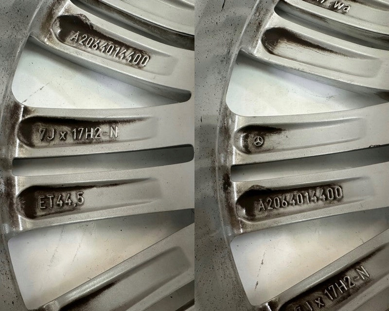 1x Alufelge 17 Zoll 7.0" 5x112 44 5ET A2064014400 Mercedes-Benz W206 Rim Wheel