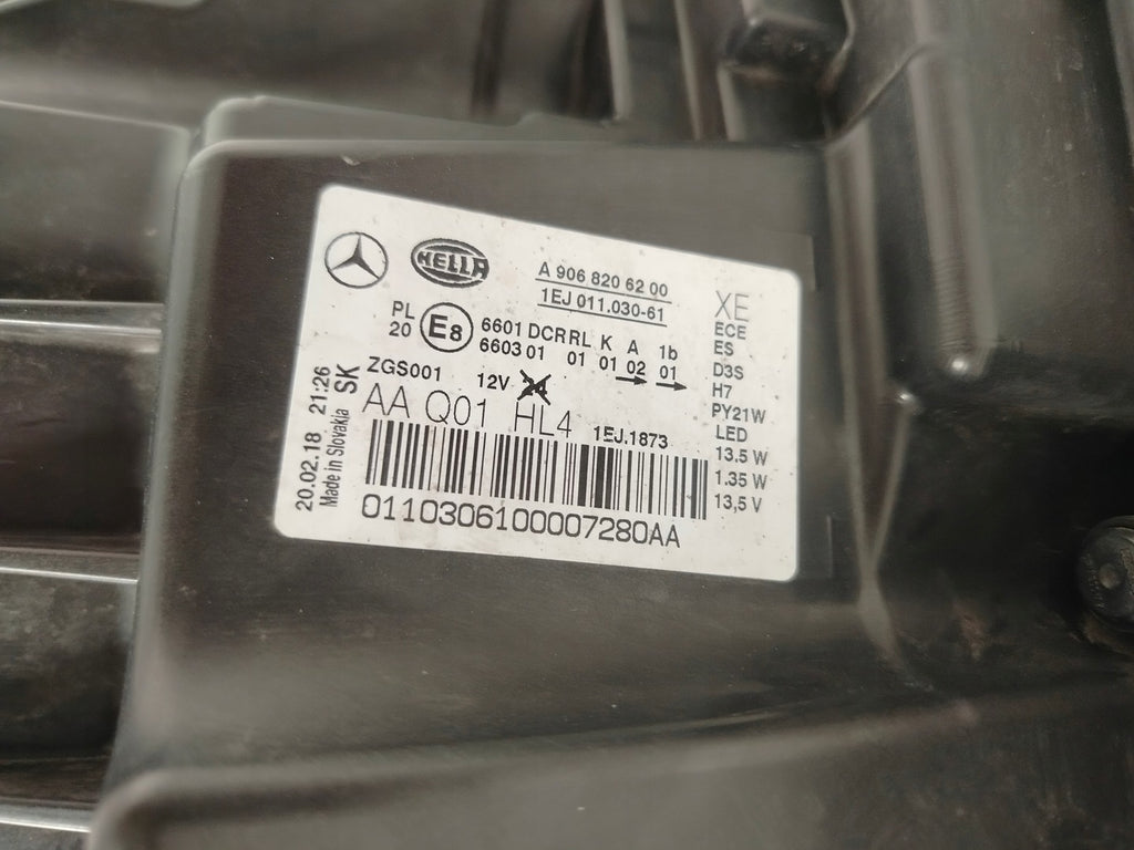 Frontscheinwerfer Mercedes-Benz Sprinter A9068206200 LED Links Headlight