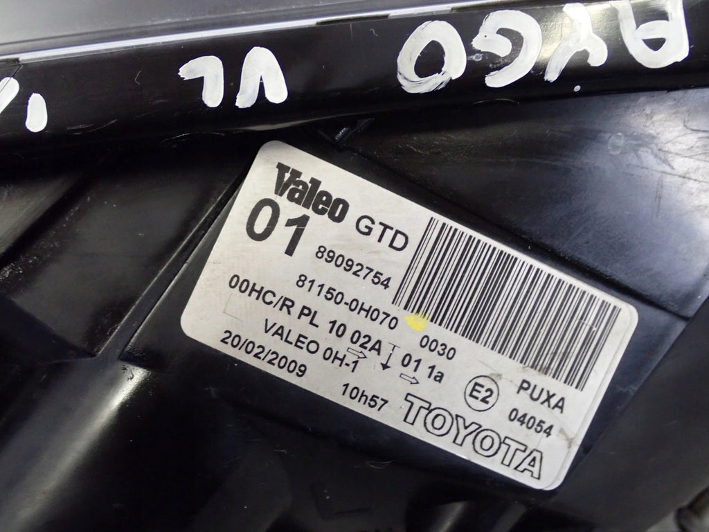 Frontscheinwerfer Toyota Aygo 81150-0H070 Links Scheinwerfer Headlight SCH4140209127th