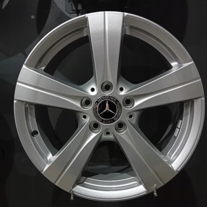 4x Alufelge 17 Zoll 7.0" 5x112 44 5ET Silber Mercedes-Benz W206 Rim Wheel FEL5544292051jx