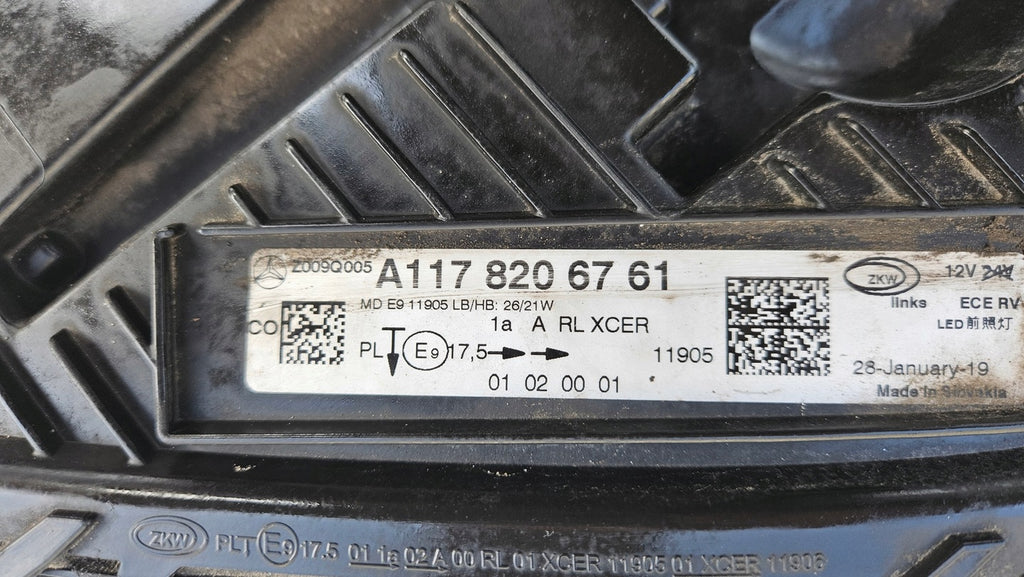 Frontscheinwerfer Mercedes-Benz Cla A1178206761 LED Links Scheinwerfer Headlight SCH4838414988pq