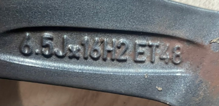 1x Alufelge 16 Zoll 6.5" 5x112 5TA601025K 5TA601025L VW Touran Rim Wheel FEL6348259831yo
