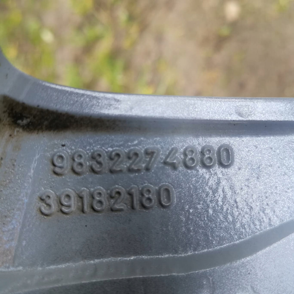 1x Alufelge 16 Zoll 6.5" 4x100 38ET Glanz Silber 39182180 Opel Corsa Rim Wheel FEL7992949660ut