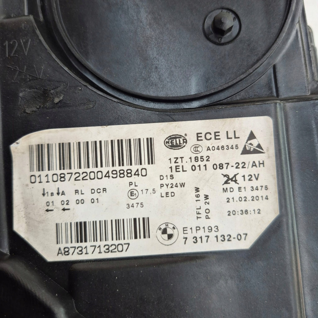 Frontscheinwerfer BMW 5 F11 F10 7317132 Bi-Xenon Rechts Scheinwerfer Headlight SCH7037031715tm