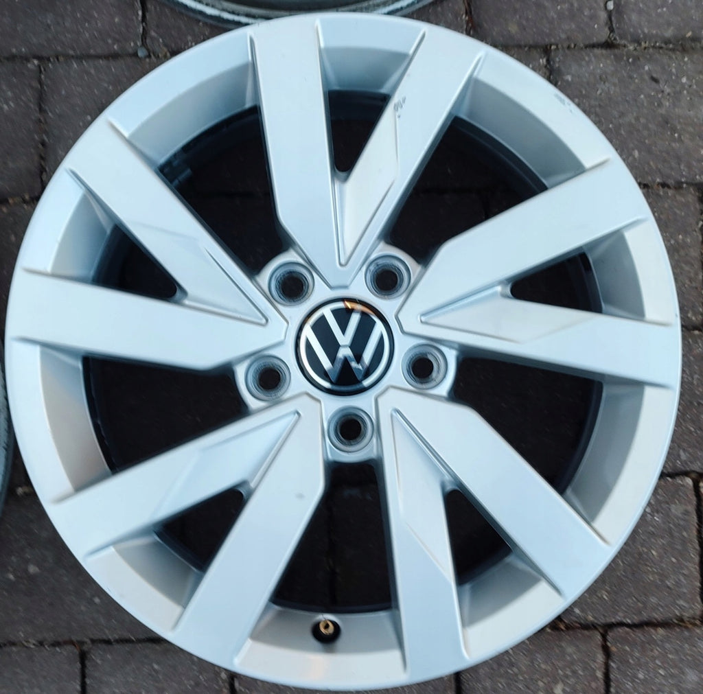 4x Alufelge 16 Zoll 6.5" 5x112 41ET Glanz Silber 3G0601025BJ VW Passat B8 FEL3170965199ex