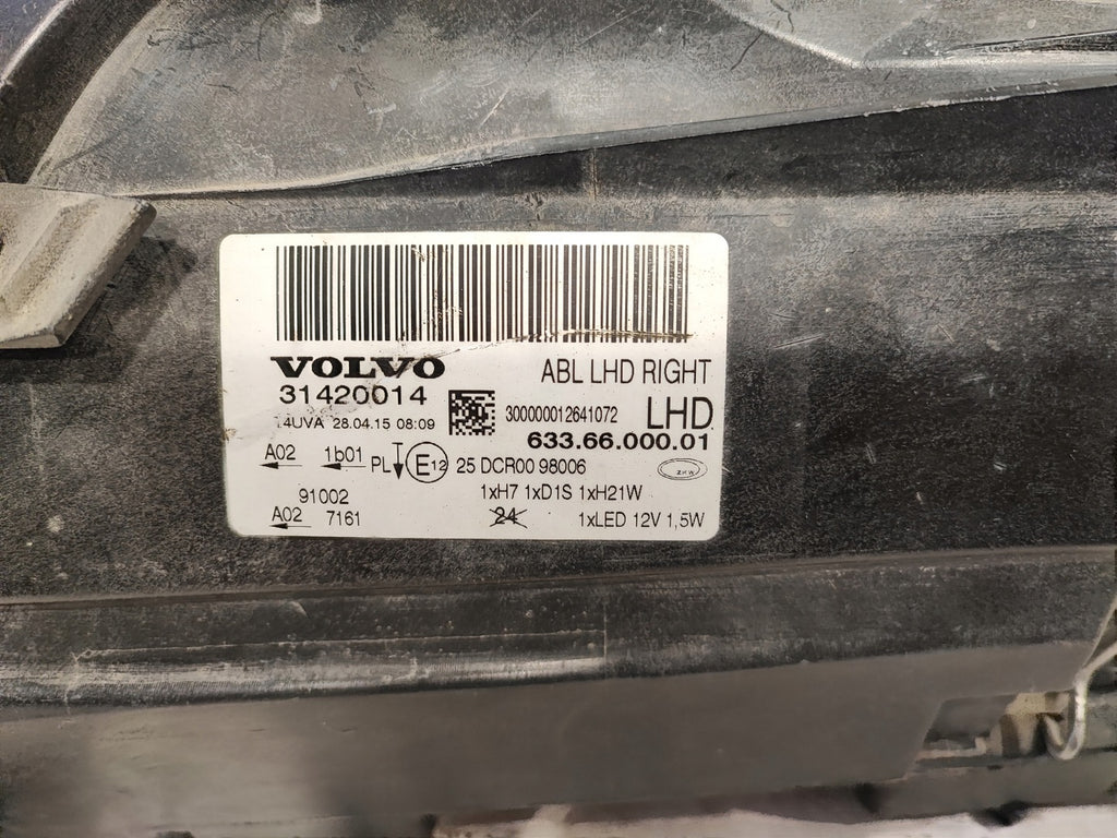 Frontscheinwerfer Volvo Xc70 31420014 Xenon Rechts Scheinwerfer Headlight
