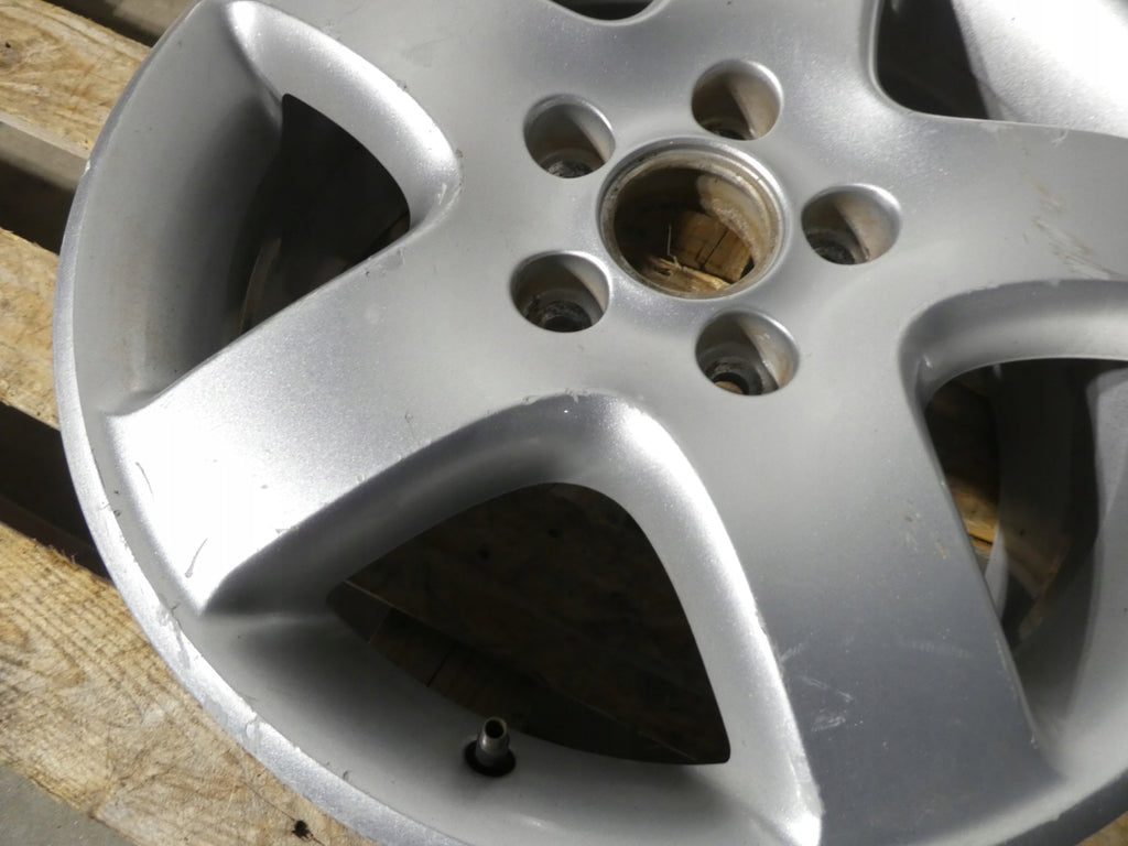 1x Alufelge 17 Zoll 7.0" 5x120 55ET Glanz Silber 7H0601025C VW T5 Rim Wheel FEL7034279362ib