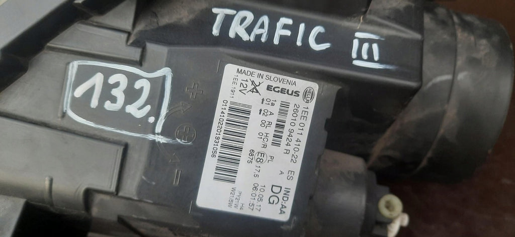 Frontscheinwerfer Renault Trafic III 260109424R Rechts Scheinwerfer Headlight SCH2722870365rh