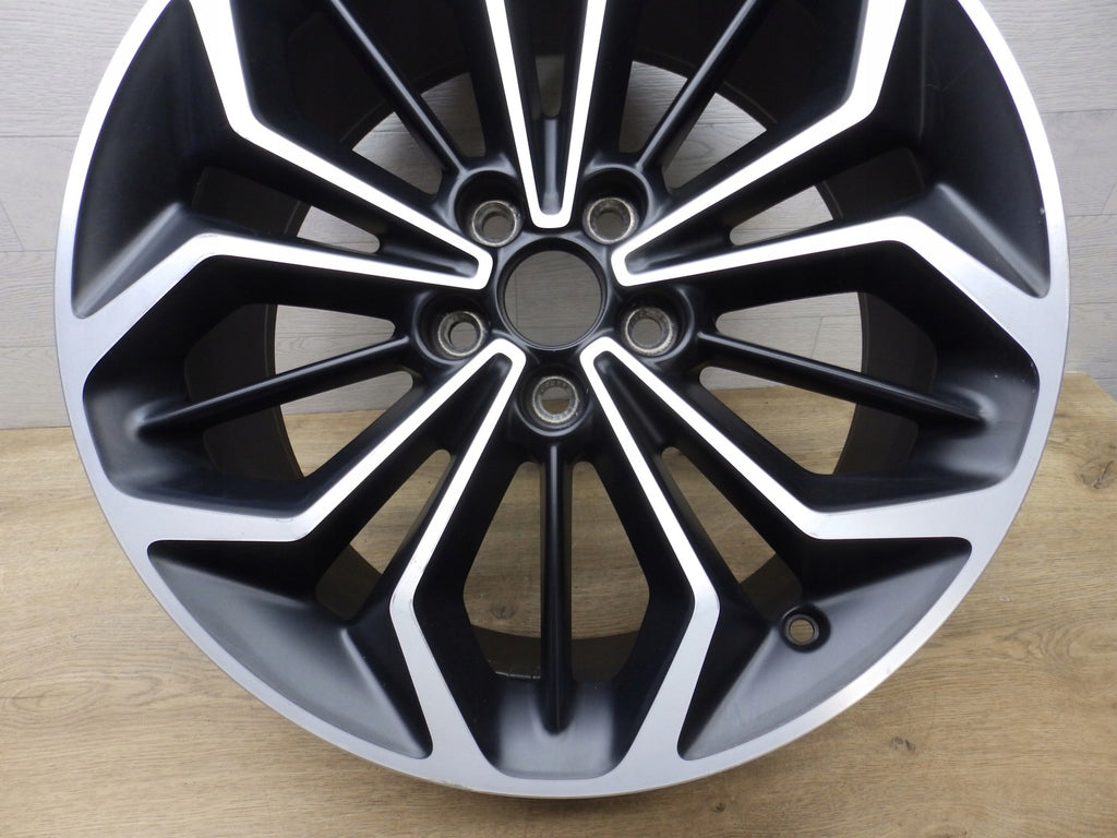 1x Alufelge 18 Zoll 8.0" 5x108 55ET Matt Schwarz JX7C-1007-H1 Ford Mondeo