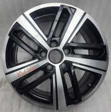 Laden Sie das Bild in den Galerie-Viewer, 1x Alufelge 17 Zoll 6.5" 5x112 49ET Glanz Schwarz 2K7601025C VW Caddy V FEL5679144894td