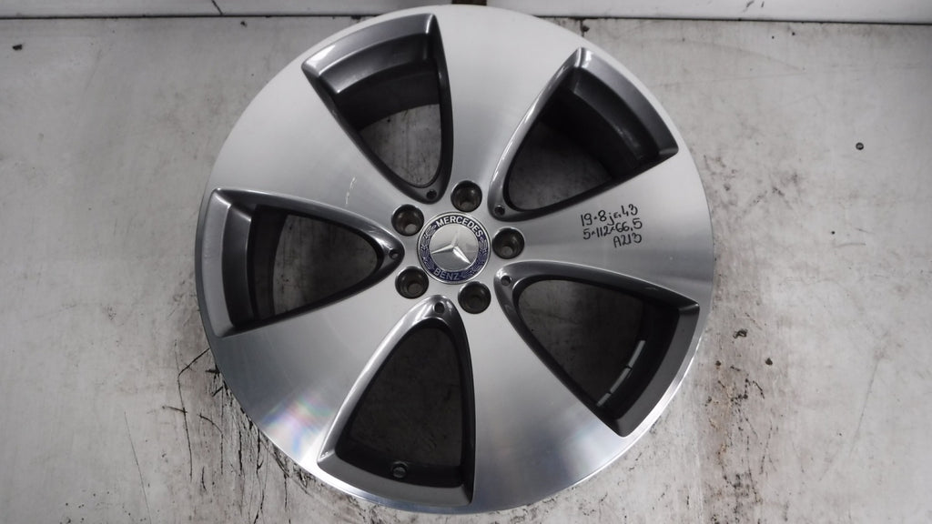 1x Alufelge 19 Zoll 8.0" 5x112 43ET Glanz Grau Mercedes-Benz Rim Wheel FEL8622268676xy