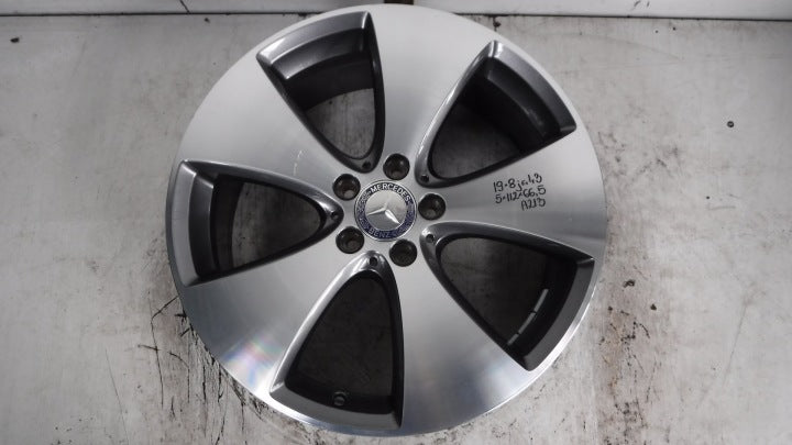 1x Alufelge 19 Zoll 8.0" 5x112 43ET Glanz Grau Mercedes-Benz Rim Wheel FEL6288526014mo