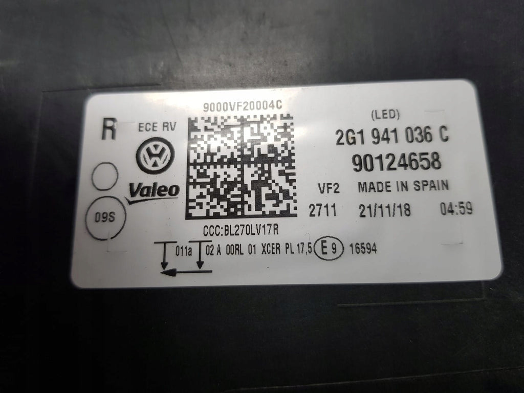 Frontscheinwerfer VW Polo 2G1941036C Full LED Ein Satz Scheinwerfer Headlight SCH7848679476rx