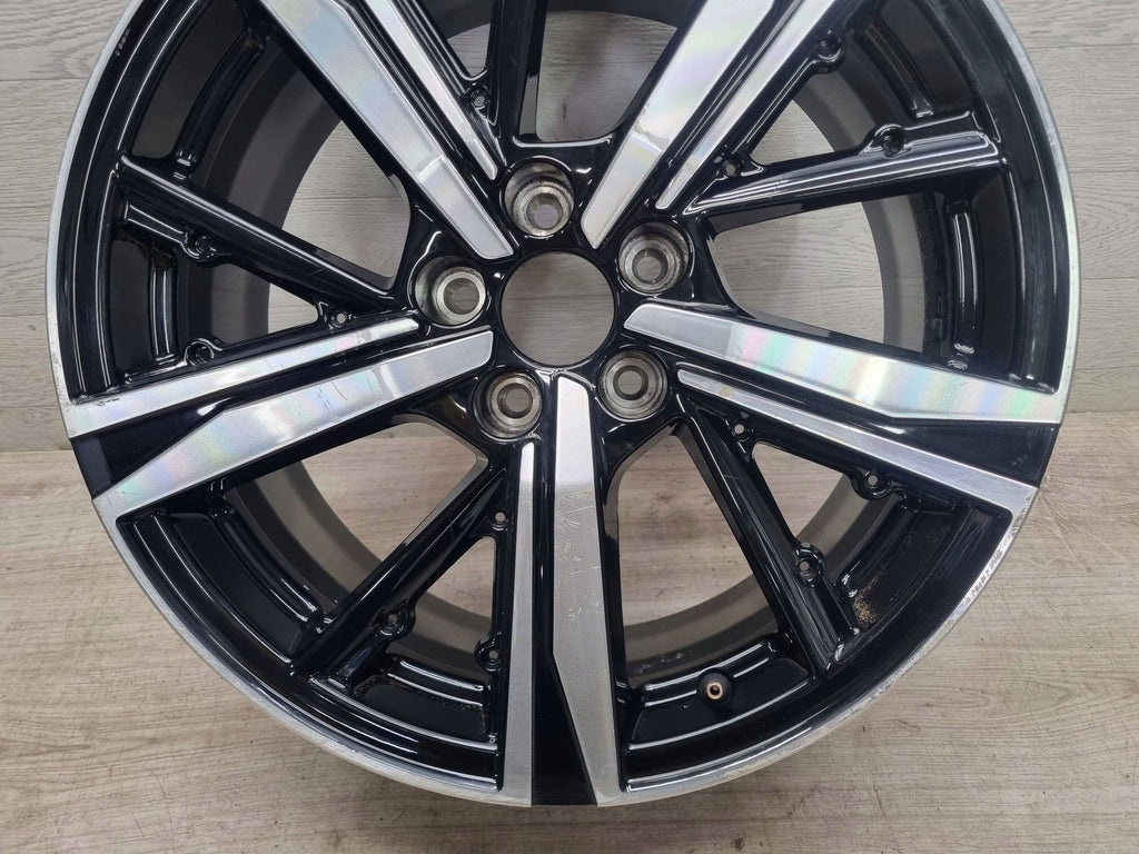 1x Alufelge 18 Zoll 8.0" 5x108 48ET Glanz Schwarz 9835058180 Peugeot 308