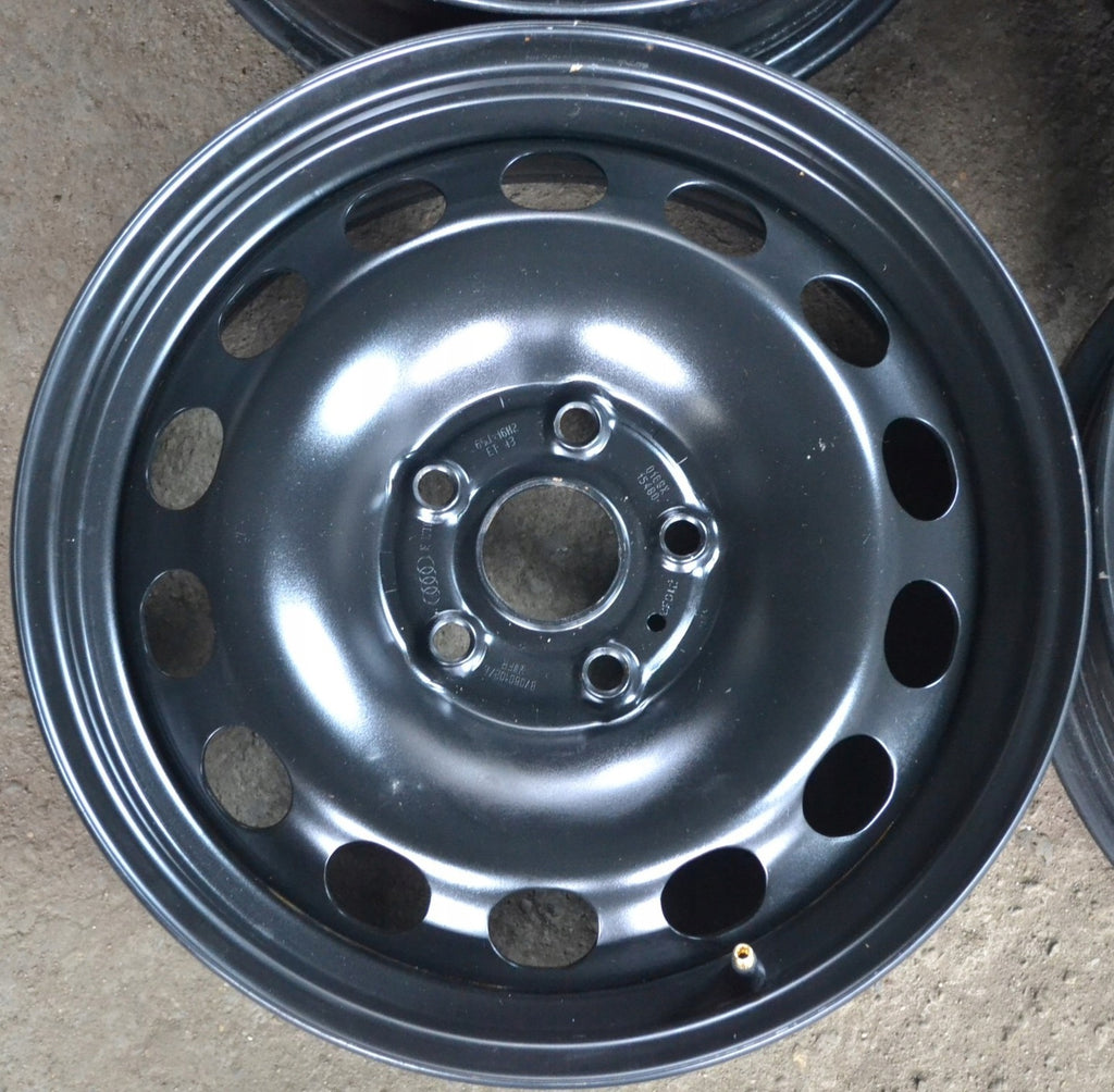 1x Alufelge 16 Zoll 6.5" 5x112 43ET Glanz Schwarz 8V0601027 Audi Rim Wheel