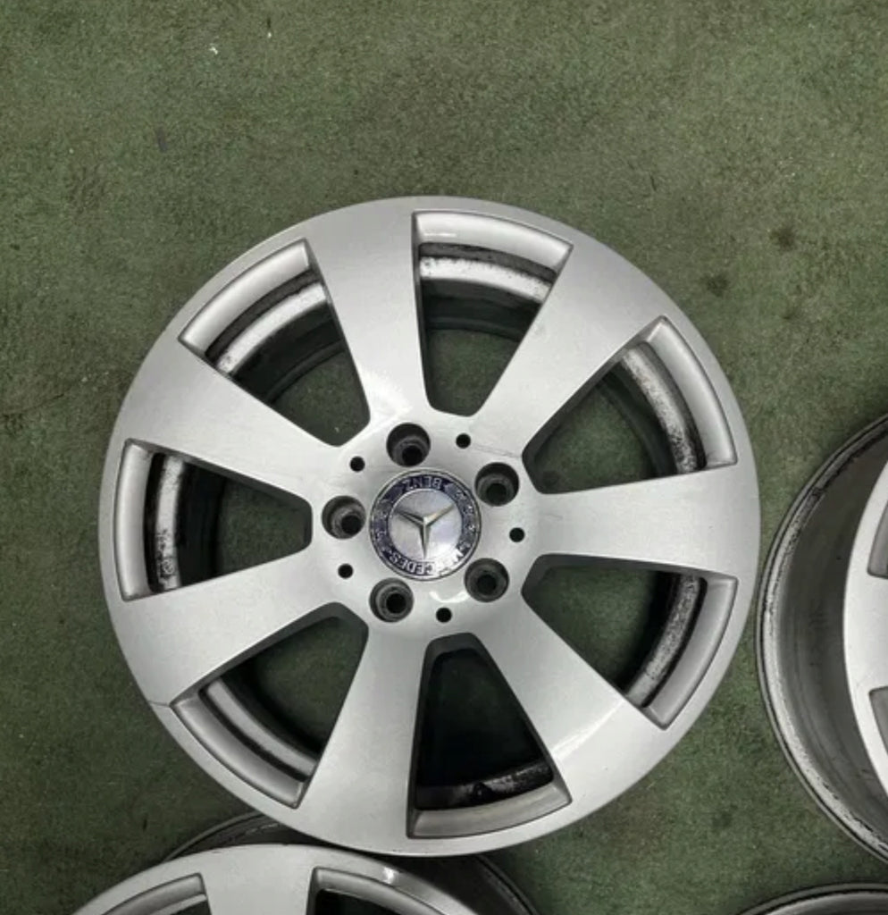 4x Alufelge 16 Zoll 7.0" 5x112 43ET A2044011102 Mercedes-Benz Rim Wheel FEL2773480315wn