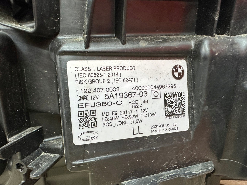 Frontscheinwerfer BMW 4 G22 G82 G23 G26 5A1936703 Laser Links Headlight SCH4577568113uy