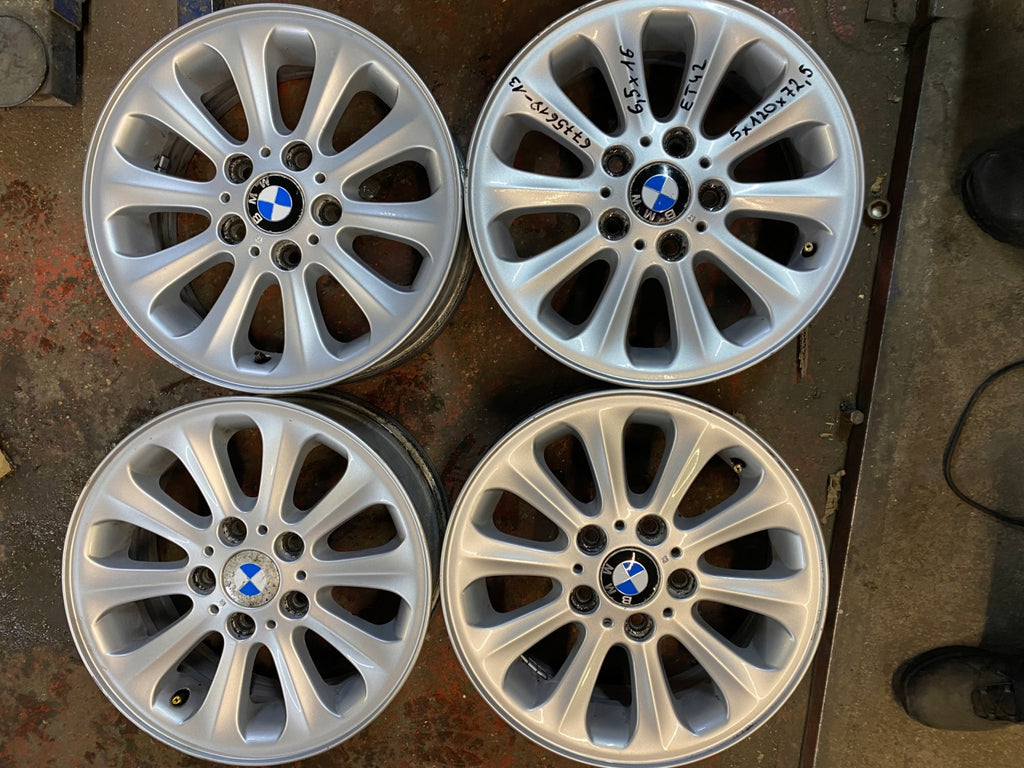 4x Alufelge 16 Zoll 6.5" 5x120 42ET 6762887 BMW Rim Wheel FEL6010410167hy